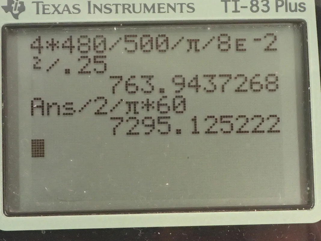 Calculator screenshot