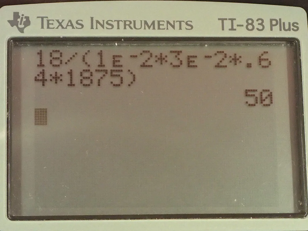 Calculator screenshot