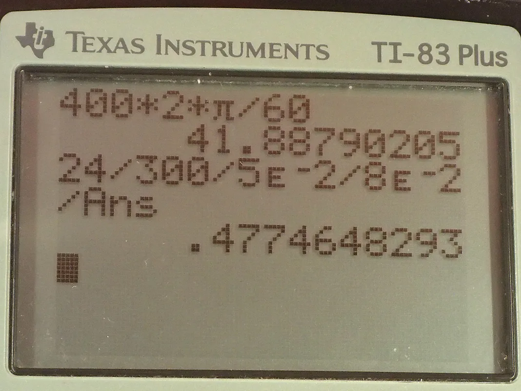 Calculator screenshot