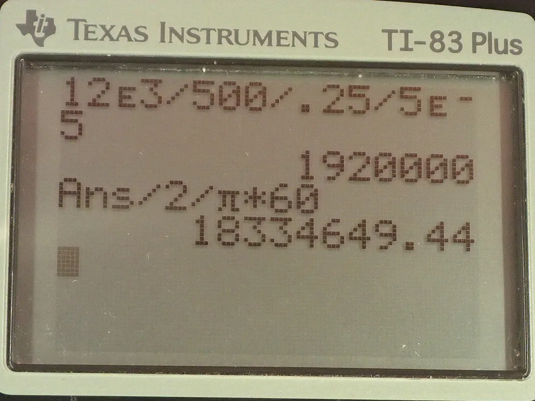 Calculator screenshot