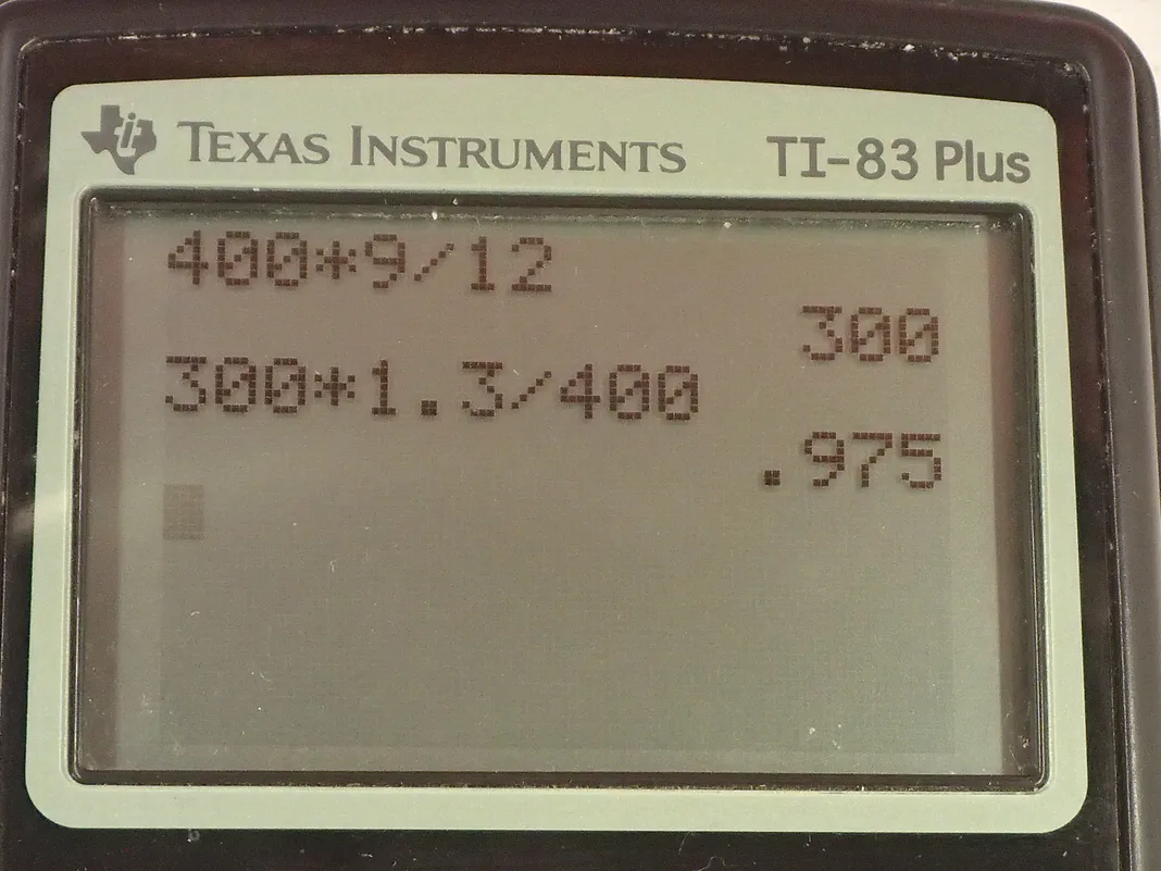 Calculator screenshot