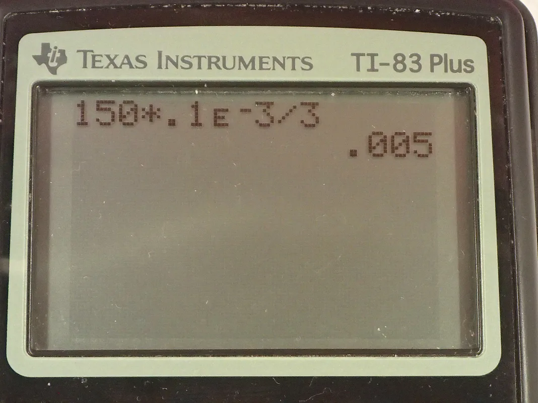 Calculator screenshot