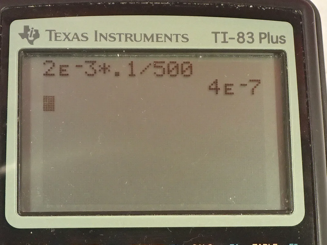 Calculator screenshot