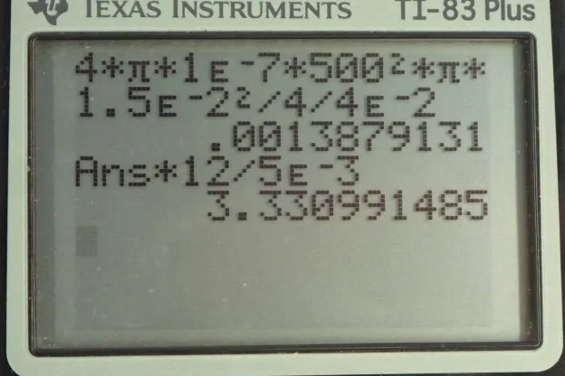 Calculator screenshot