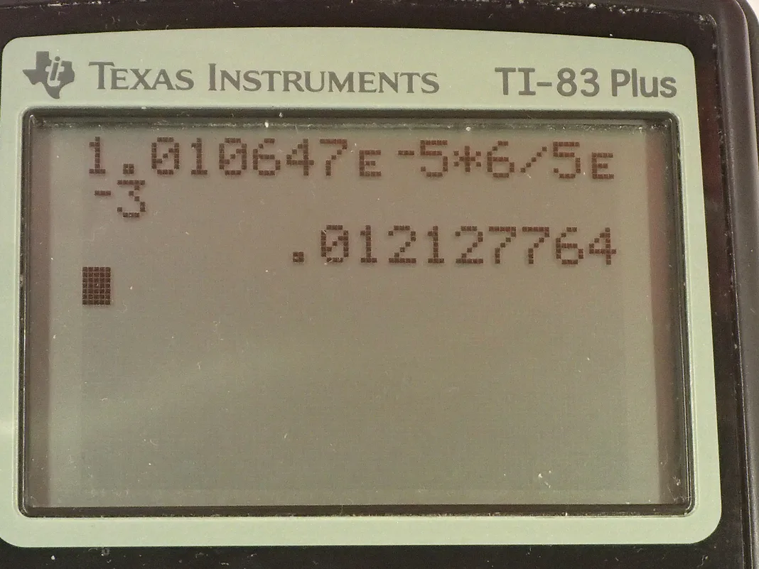 Calculator screenshot