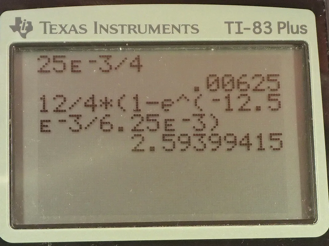 Calculator screenshot