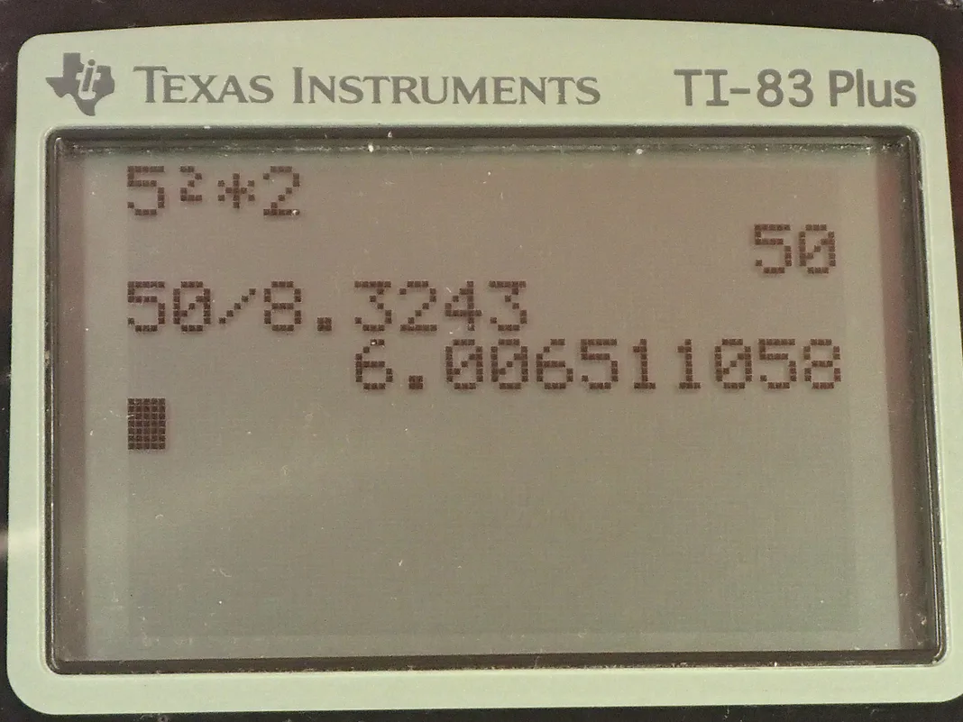 Calculator screenshot