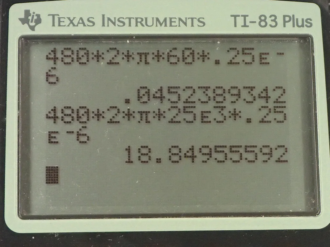 Calculator screenshot
