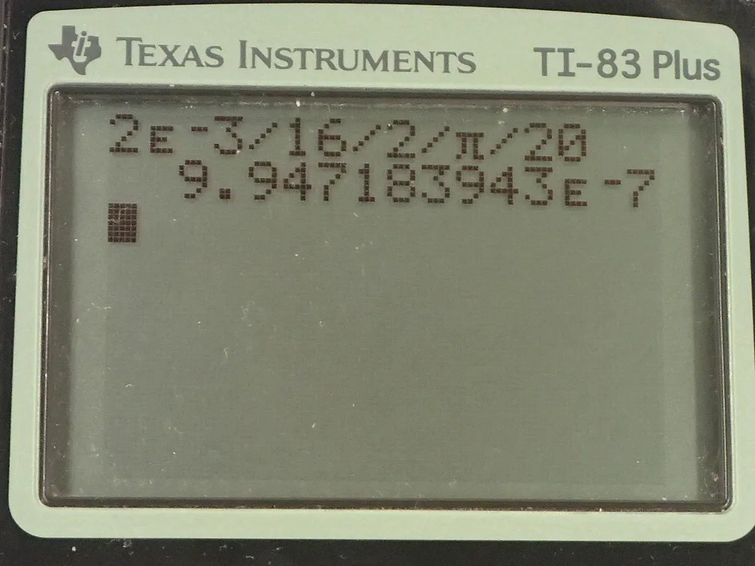 Calculator screenshot