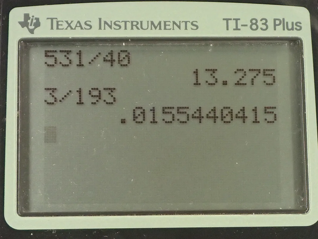 Calculator screenshot