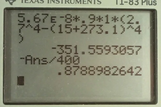 Calculator screenshot