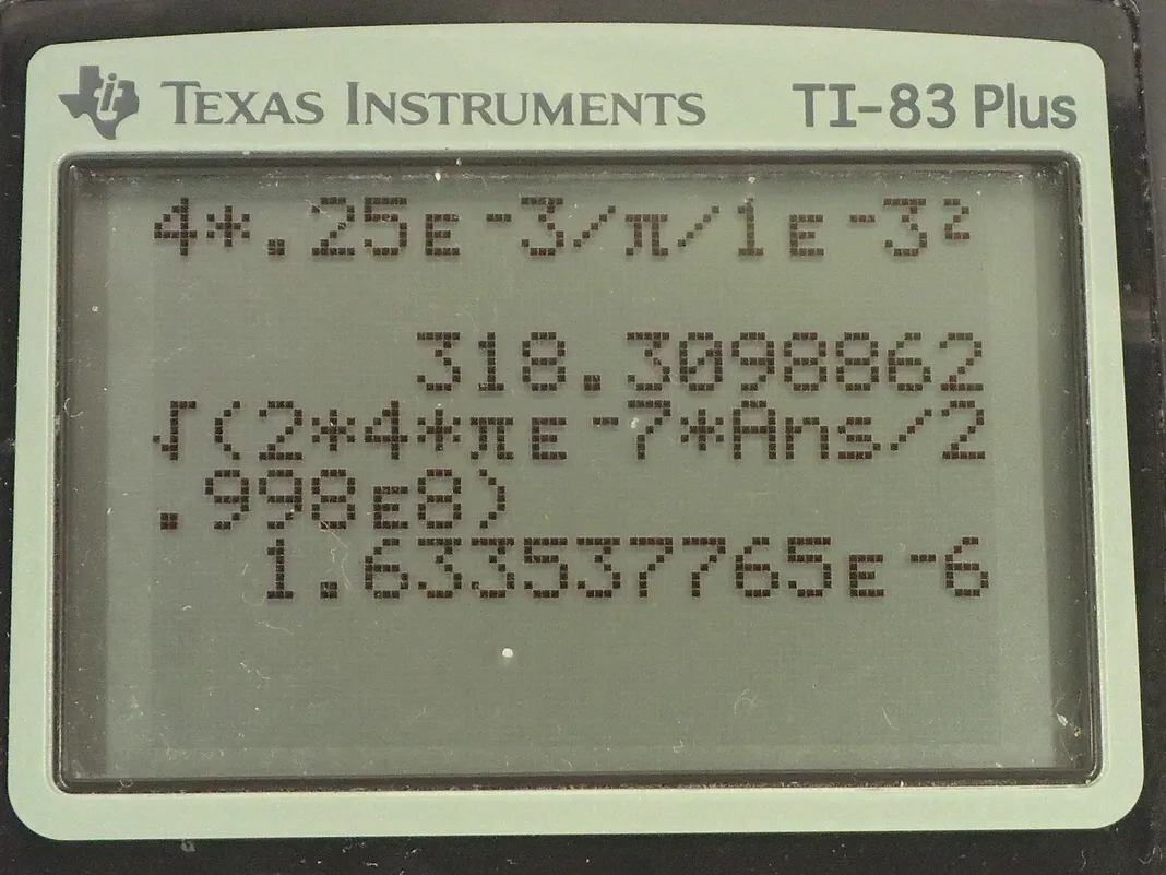 Calculator screenshot