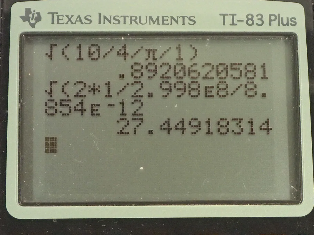 Calculator screenshot
