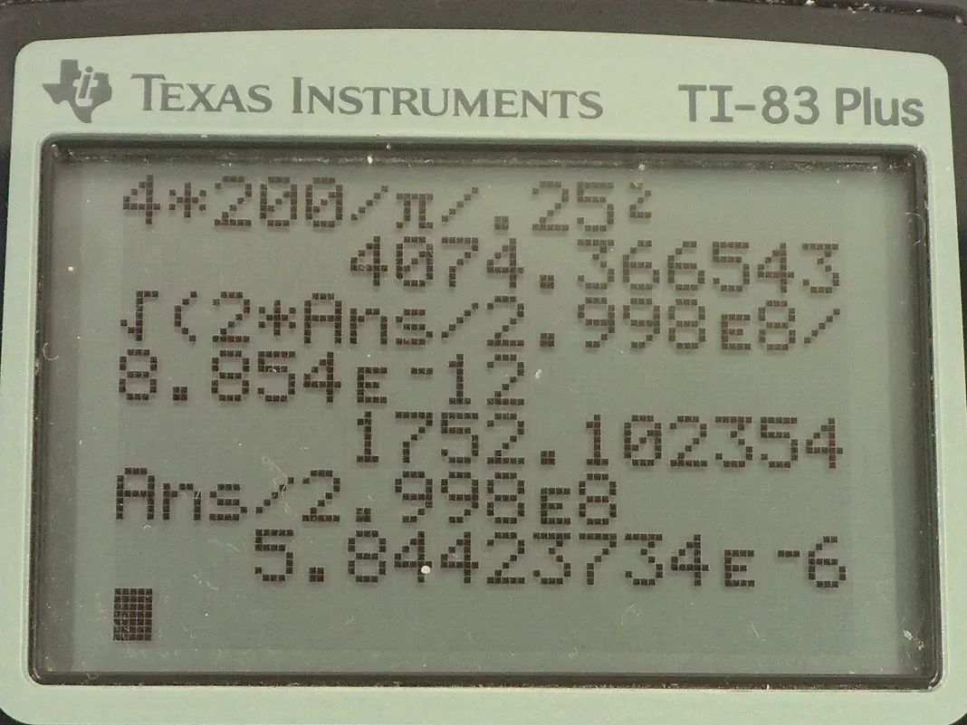 Calculator screenshot