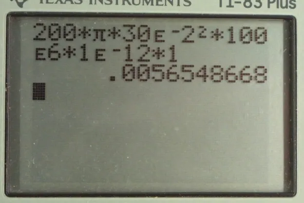 Calculator screenshot
