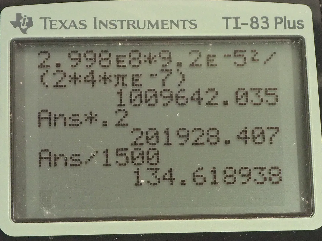 Calculator screenshot