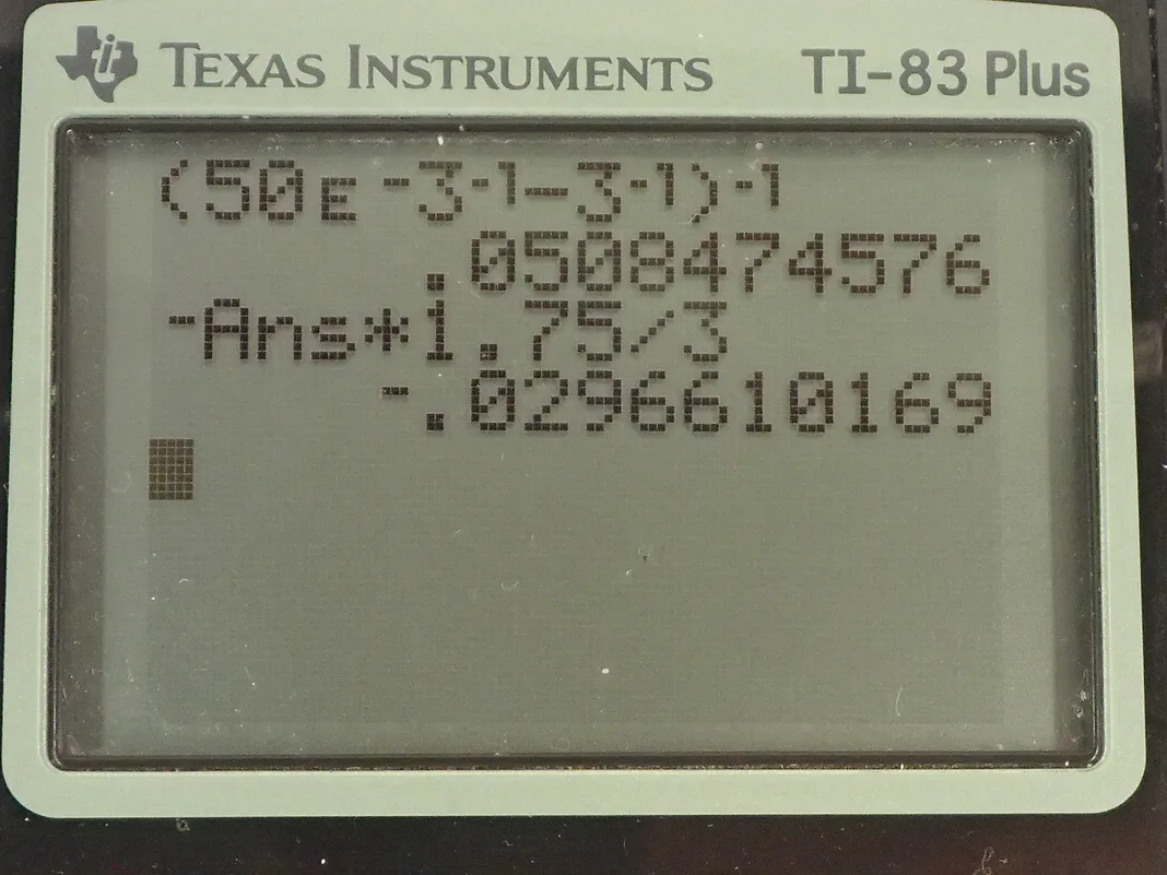 Calculator screenshot