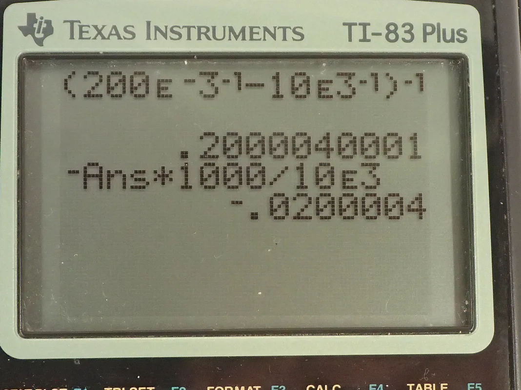 Calculator screenshot