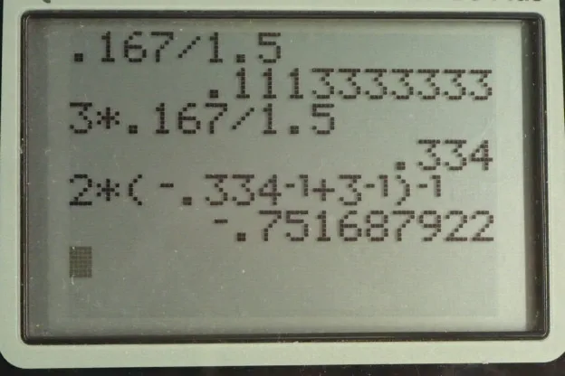 Calculator screenshot