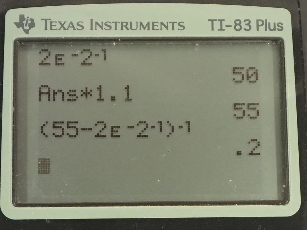 Calculator screenshot