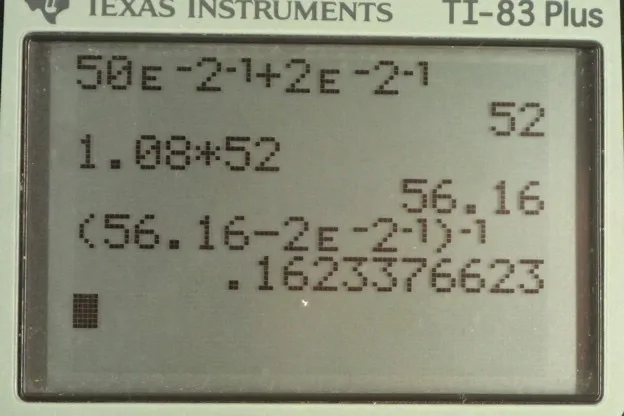 Calculator screenshot