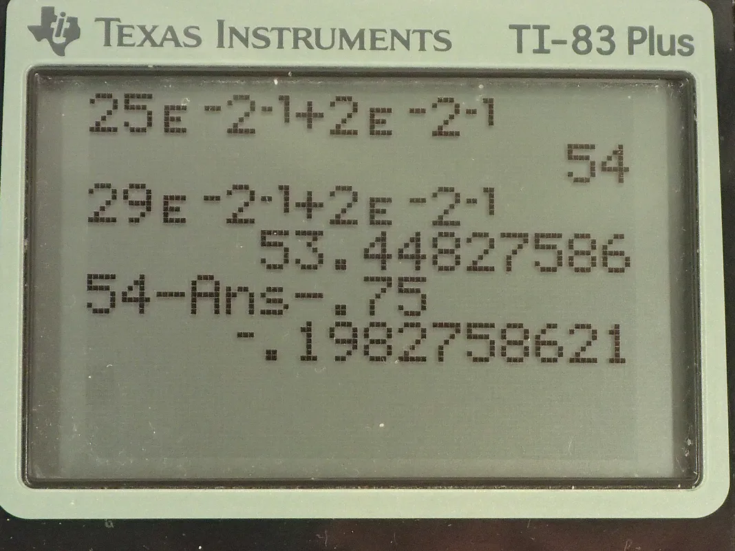 Calculator screenshot