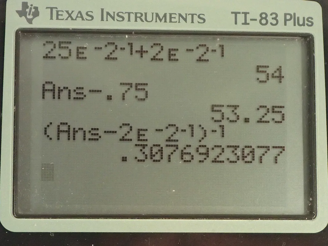 Calculator screenshot