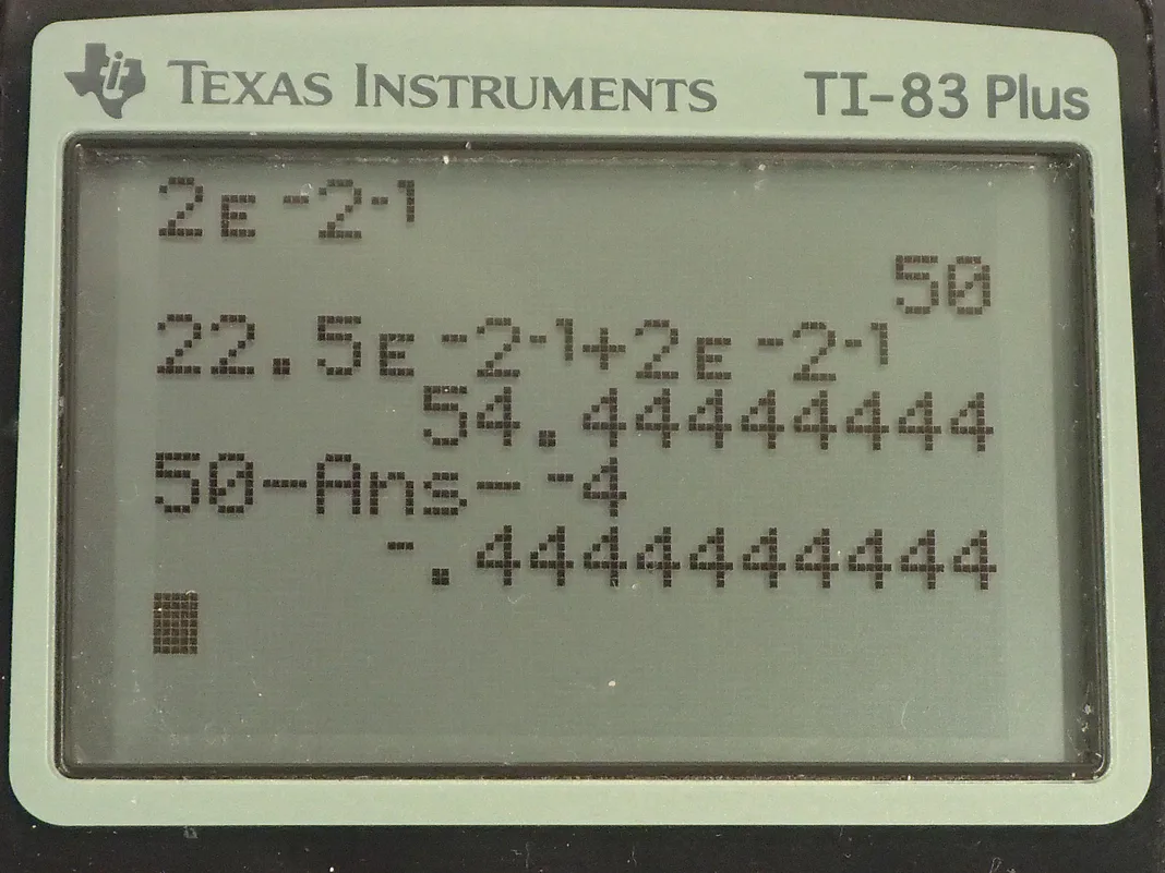 Calculator screenshot