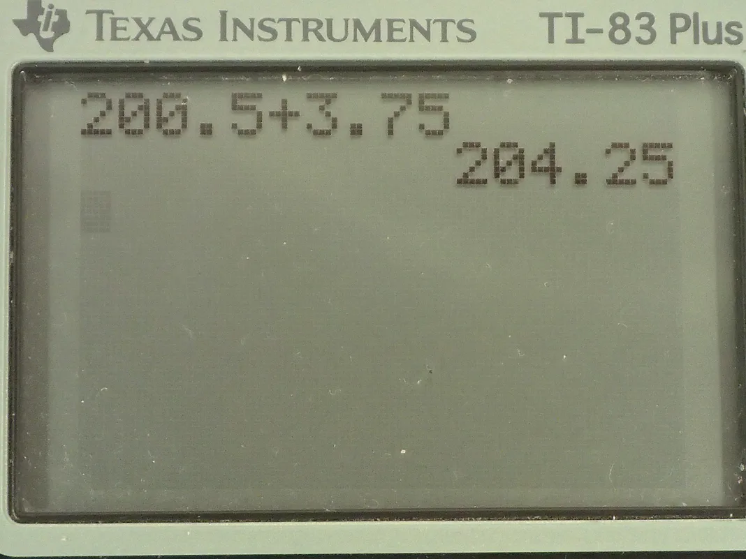 Calculator screenshot