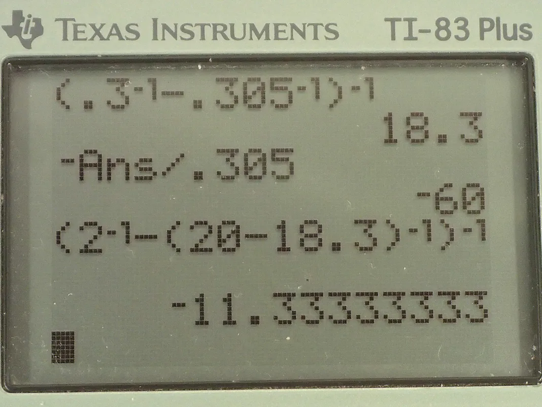 Calculator screenshot