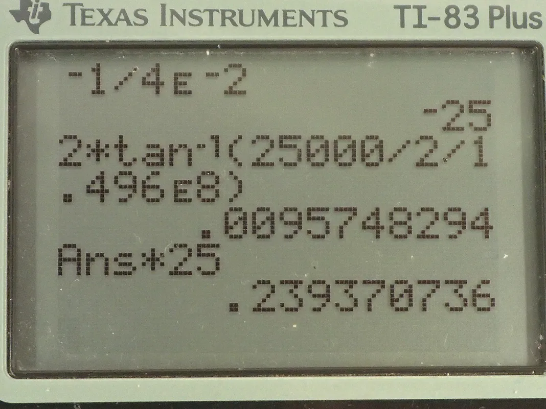 Calculator screenshot