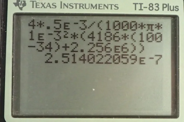 Calculator screenshot