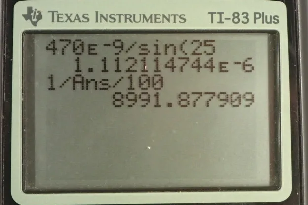 Calculator screenshot