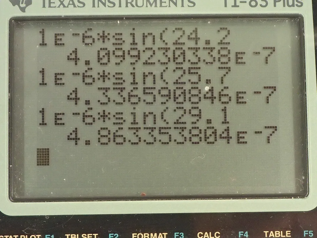 Calculator screenshot