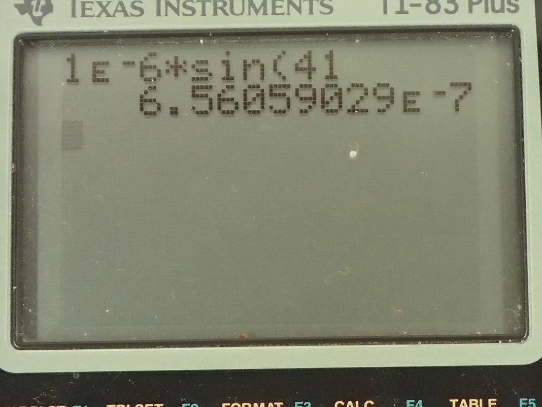 Calculator screenshot
