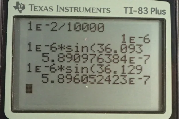 Calculator screenshot