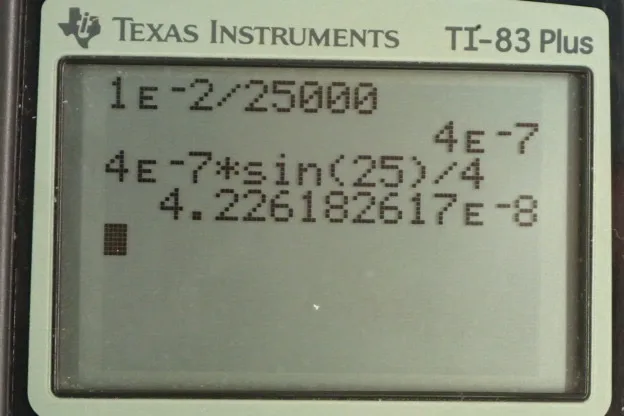 Calculator screenshot
