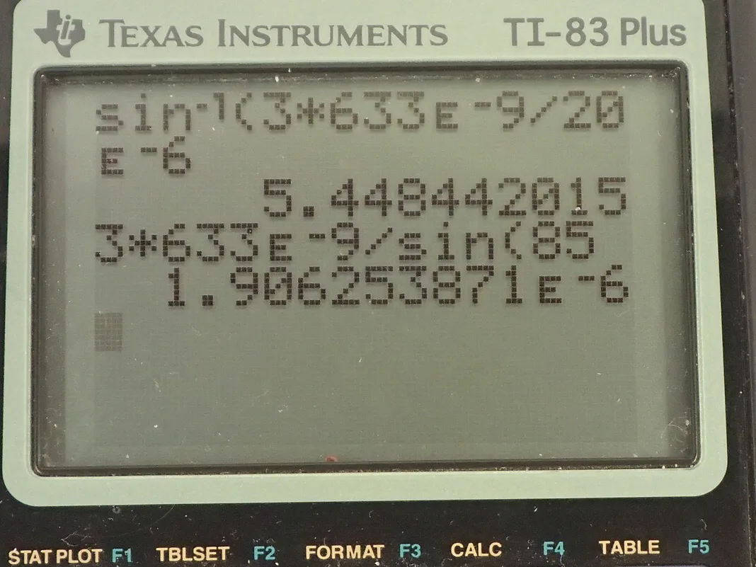 Calculator screenshot