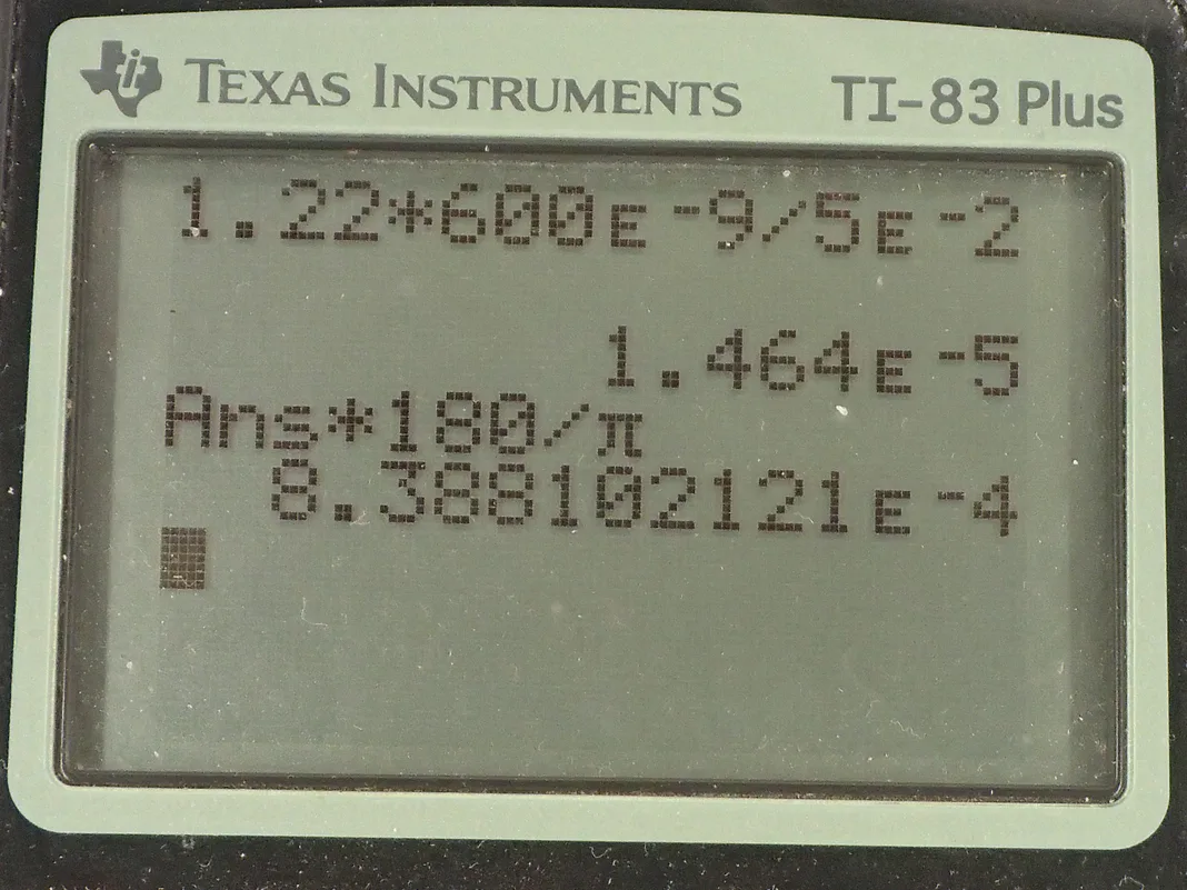 Calculator screenshot