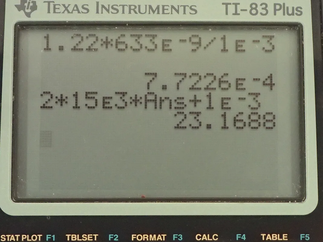 Calculator screenshot