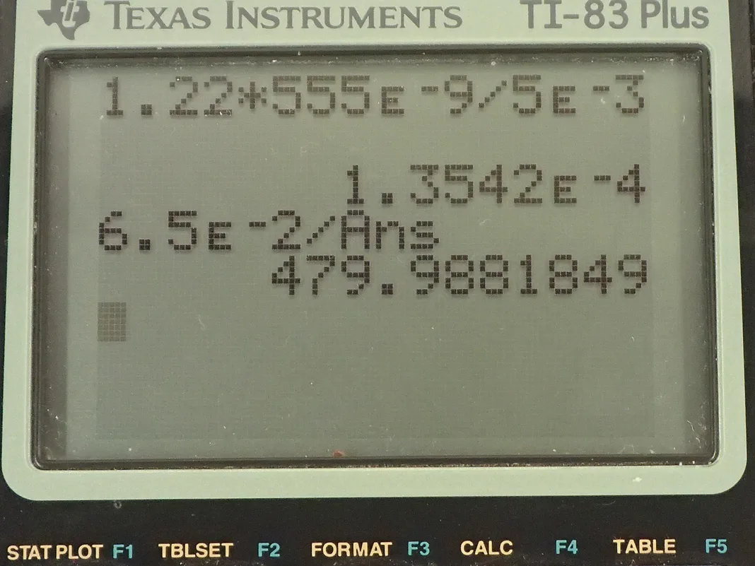 Calculator screenshot
