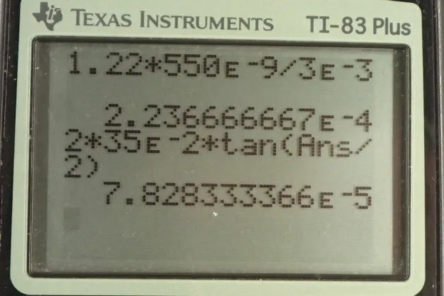 Calculator screenshot
