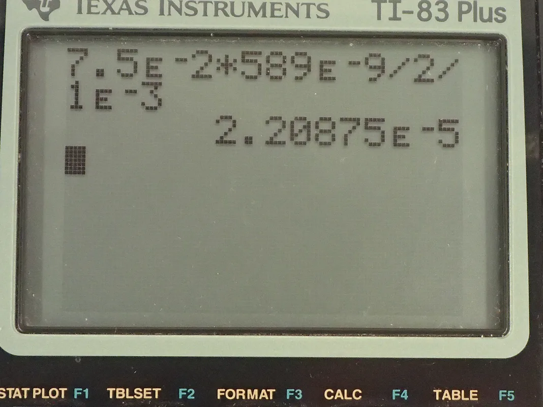 Calculator screenshot