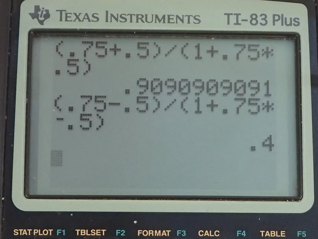 Calculator screenshot