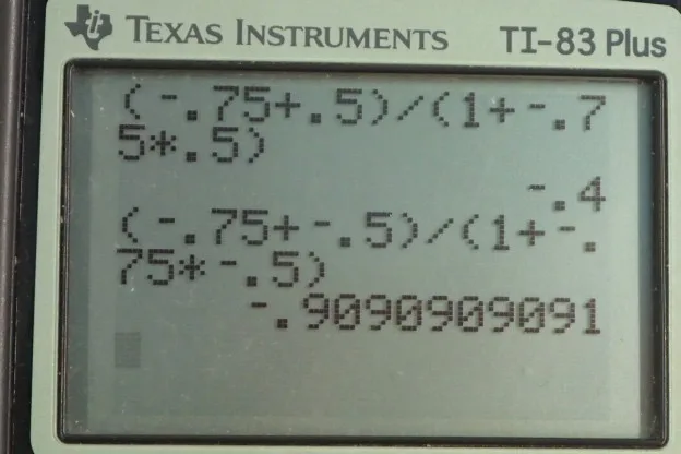 Calculator screenshot