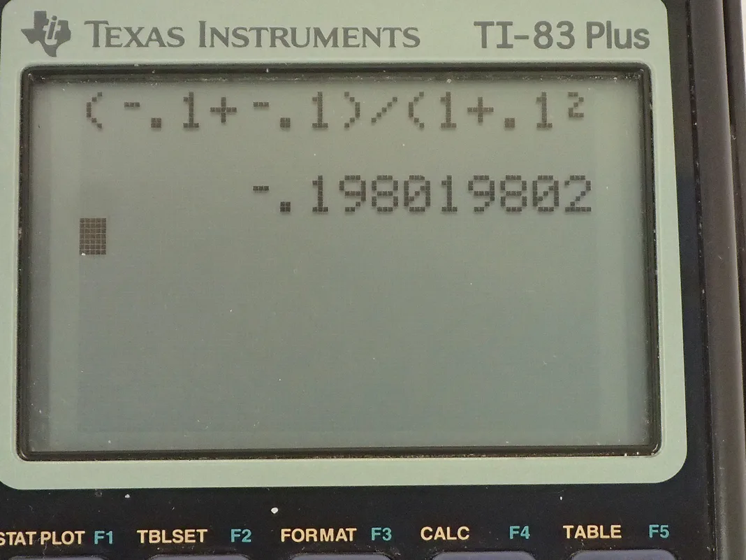 Calculator screenshot