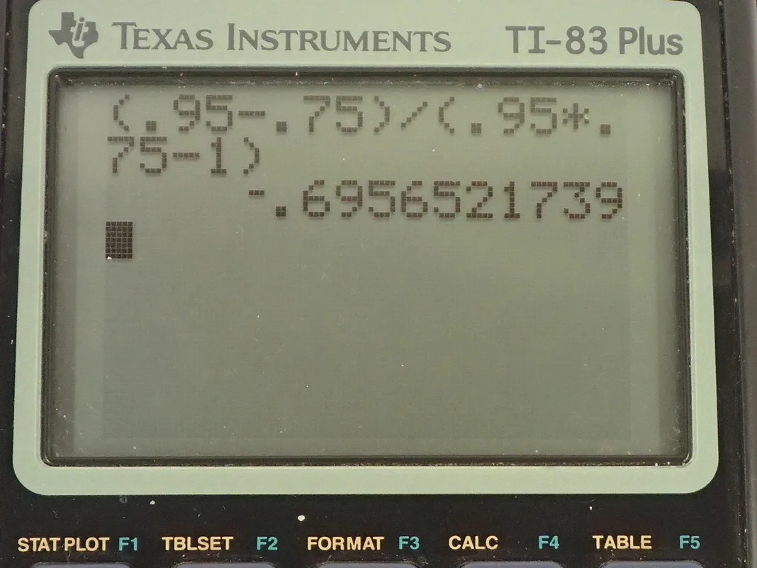 Calculator screenshot