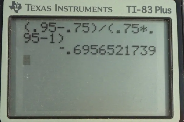Calculator screenshot