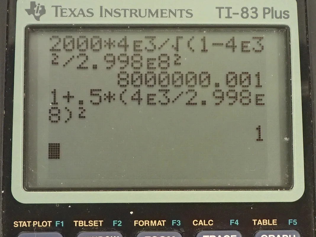 Calculator screenshot