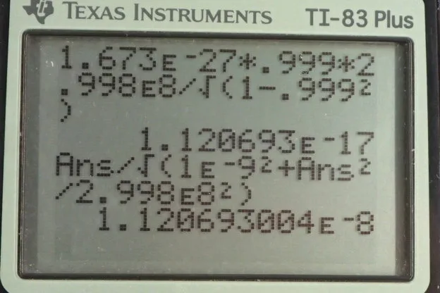 Calculator screenshot